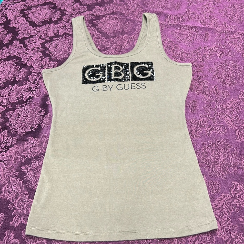 GBG Guess Tank Top Y2K Sequin M